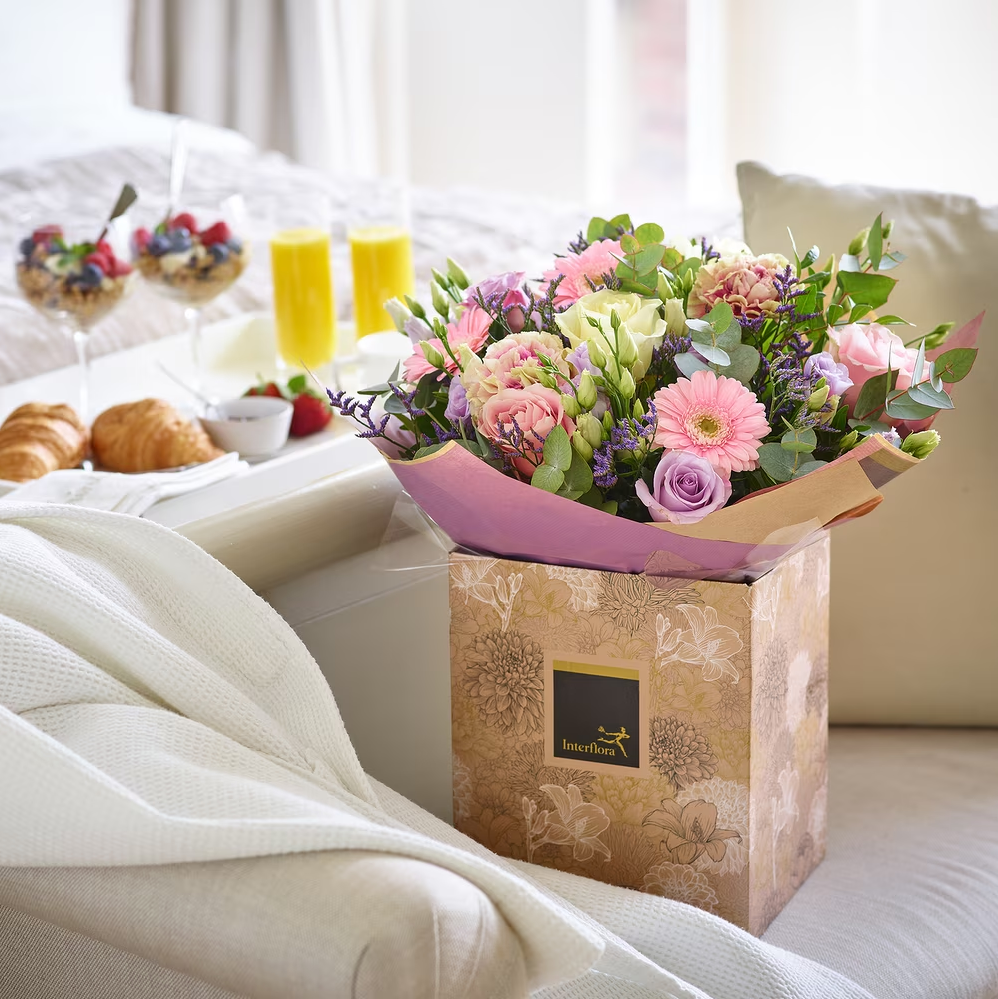 Hand-tied bouquet made with the finest flowers