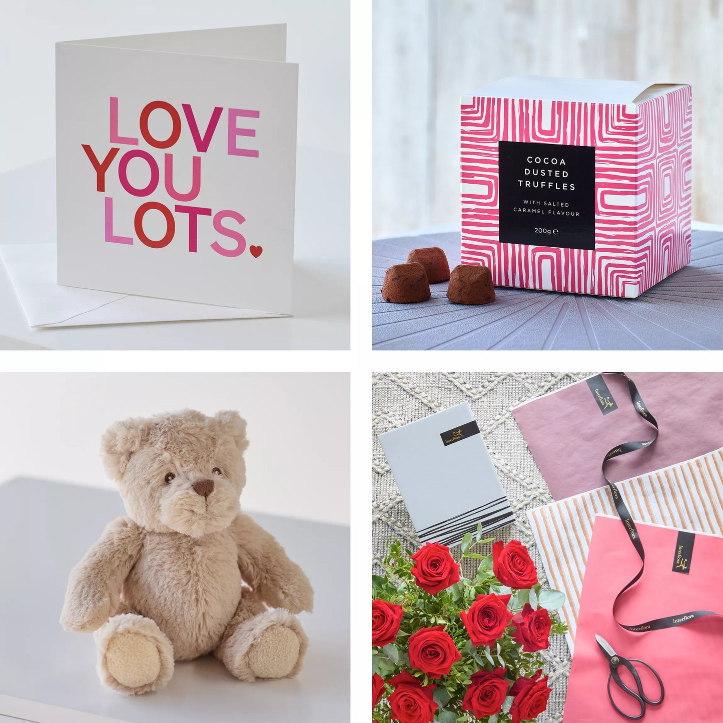 Valentine's Dozen Large-headed Red Roses Cute Gift Set
