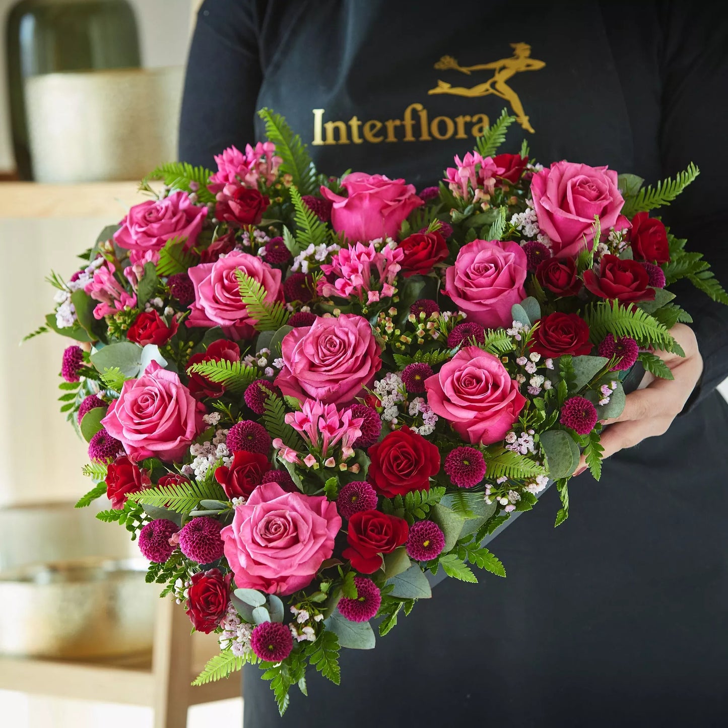 Cerise Rose Heart