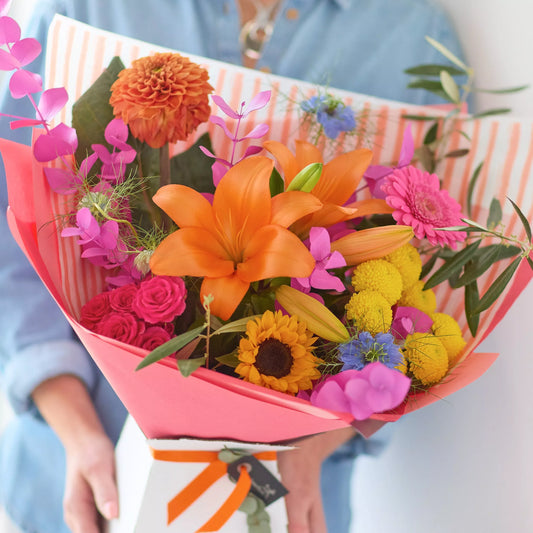 Bright Summer Trending Bouquet without Lilies