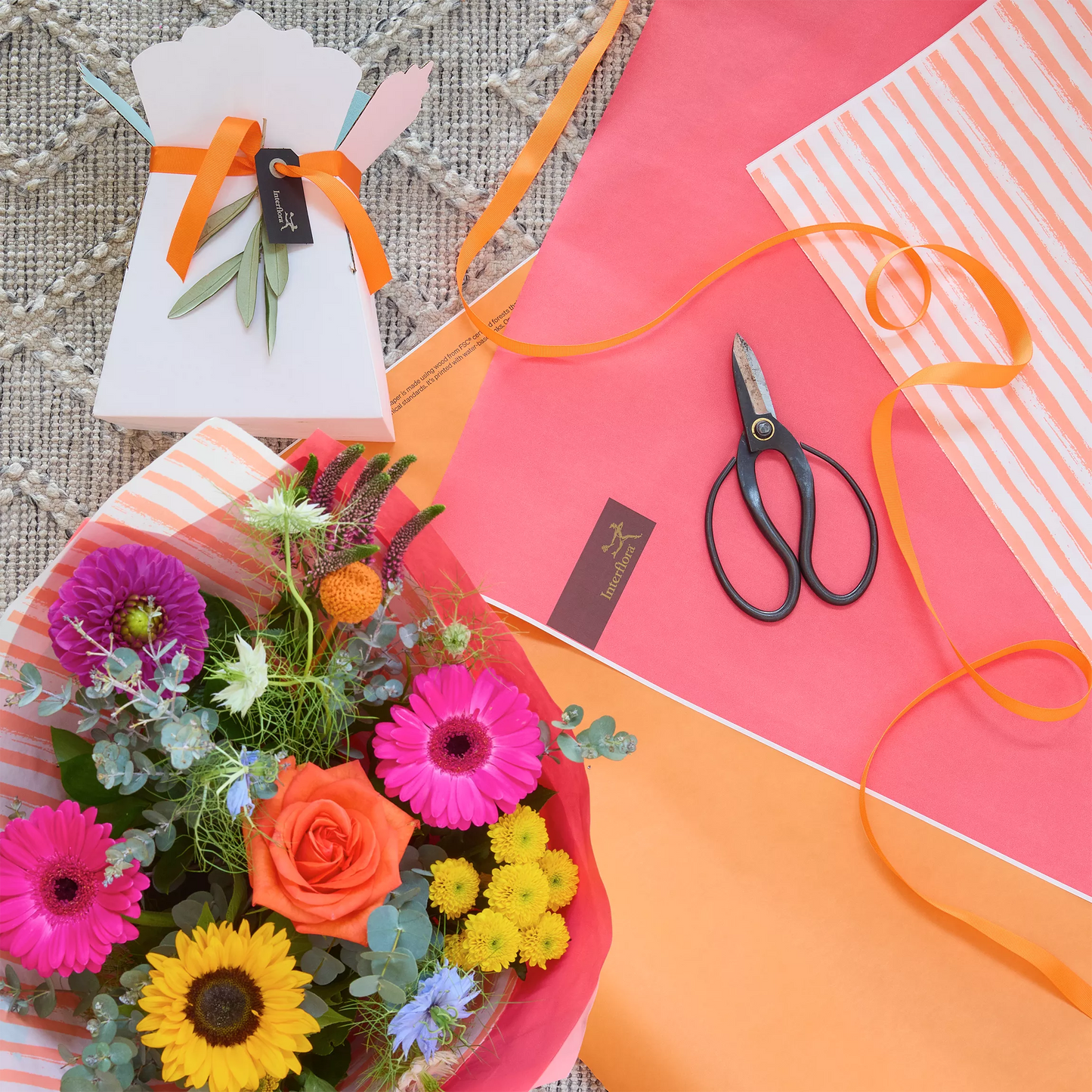 Glowing Colour Trending Bouquet Without Lilies