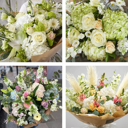 Sympathy hand-tied made with the finest flowers