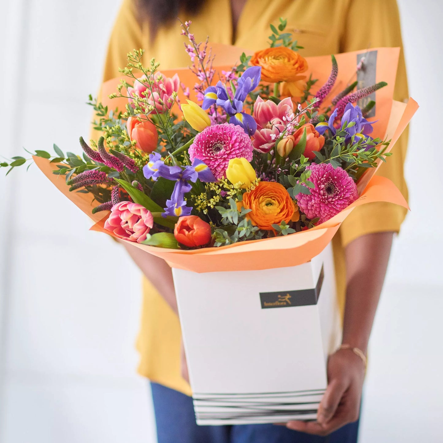 Vibrant Spring Bouquet with Tulips